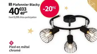 Conforama Plafonnier blacky offre