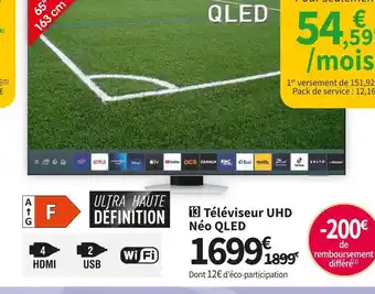 Conforama Samsung téléviseur uhd néo qled qe65qn85b offre