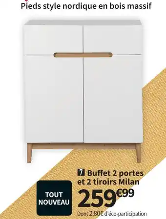 Conforama Buffet milan offre
