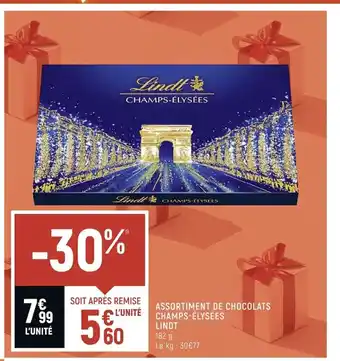 Petit Casino Assortiment De Chocolats Champs-Elysees Lindt offre