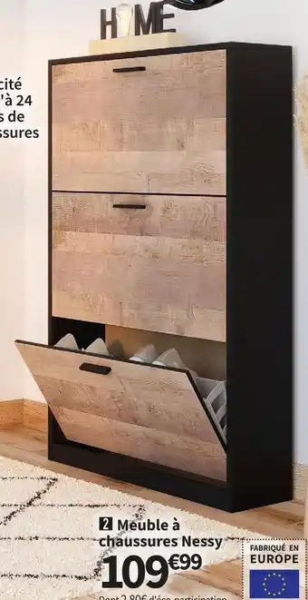 2 meuble à chaussures nessy