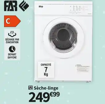 Conforama Far sèche-linge slee7mi18w offre