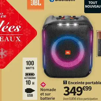 Conforama Jbl enceinte portable partybox encore offre