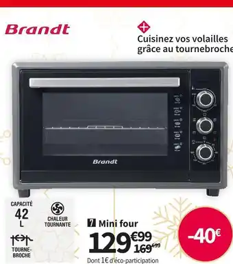 Conforama Brandt mini four fc4200mb offre