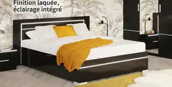 Conforama Lit adulte 140x190 cm glossy offre