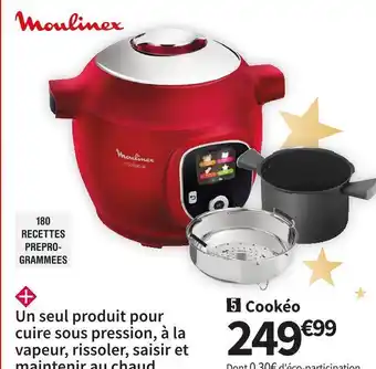 Conforama Moulinex cookéo ce85b510 offre