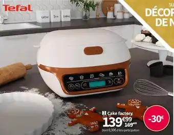 Conforama Tefal cake factory kd802112 offre