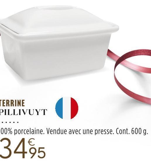 Promo Pillivuyt terrine chez Culinarion