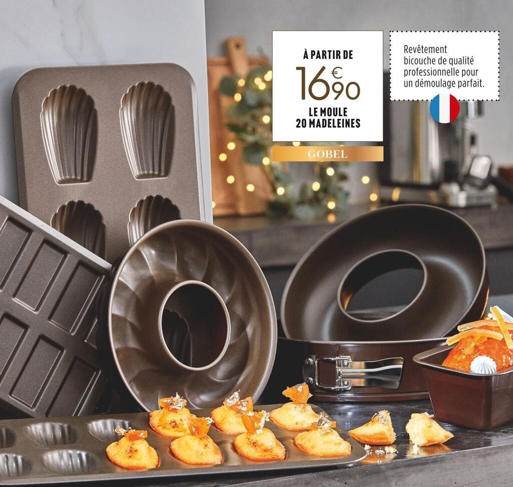 Promo Gobel le moule 20 madeleines chez Culinarion