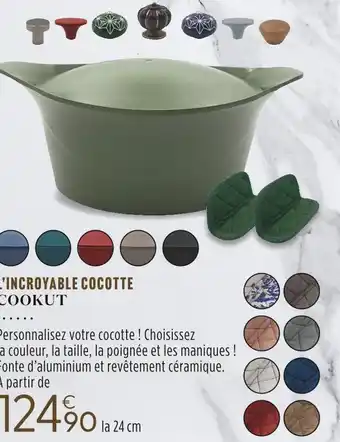 Culinarion Cookut l’ incroyable cocotte offre