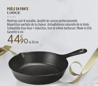 Culinarion Lodge poêle en fonte offre