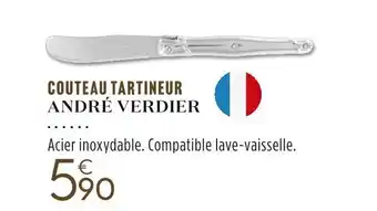 Culinarion André verdier couteau tartineur offre