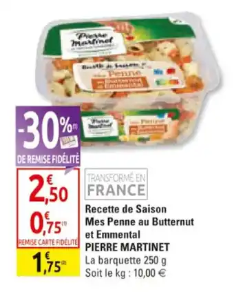 Recette de saison mes penne au butternut et emmental PIERRE MARTINET