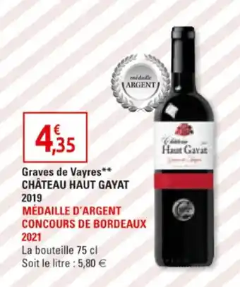 Graves de vayres château haut gayat 2019