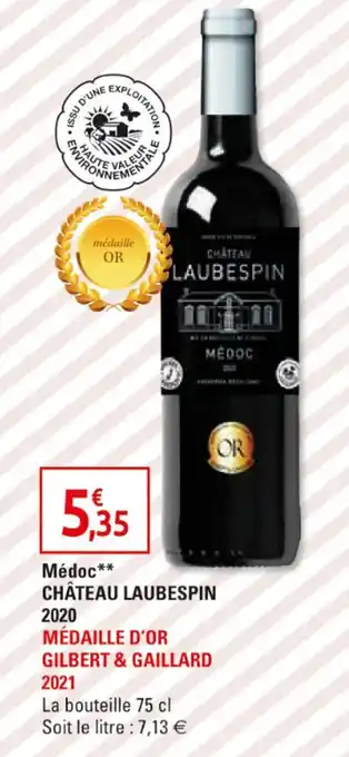 Médoc chùteau laubespin 2020