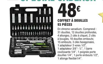 Coffret à douilles 93 pièces