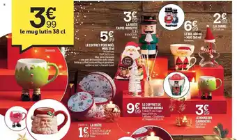 Centrakor Le mug lutin 38cl, la boîte, le coffret père noël mug 35cl, la boîte casse-noisette 1,1l, le coffret de parfum aroma, le boug offre