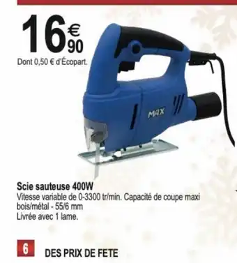 Tridôme Scie Sauteuse 400w offre