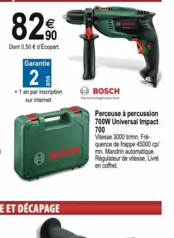 Bosch Perceuse a Percussion 700w Universal Impact 700