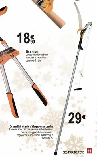 Tridôme Echenilloir Et Scie d'Elagage Sur Perche offre