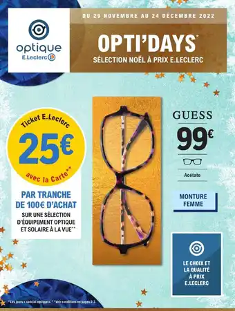 E.Leclerc Monture Femme offre