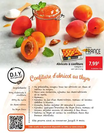 Colruyt Abricots à Confiture offre