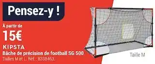 Decathlon Kipsta bâche de précision de football sg 500 offre