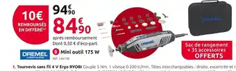 Mr Bricolage Dremel mini outil 4250 f0134250ja offre