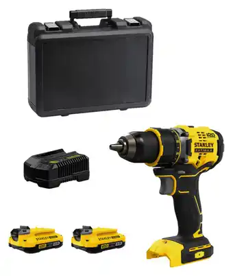 Brico Dépôt Perceuse à percussion sans fil v20 18 v + 2 batteries 2 ah offre