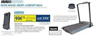 Decathlon Domyos tapis de marche compact w500 offre