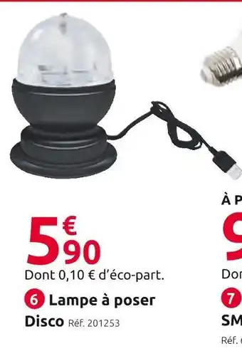 Mr Bricolage Xanlite lampe à poser disco offre