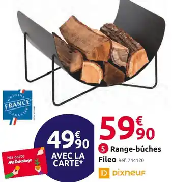 Dixneuf range-bûches fileo