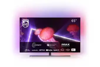 Darty Philips tv oled philips 65oled887 65'' oled ambilight tv 4k uhd android tv 2022 offre