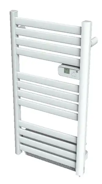 Sèche-serviettes barres plates melor 500 w + soufflerie 1 000 w