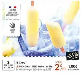 Thiriet 8 Croc Citron offre