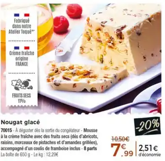 Thiriet Nougat Glacé offre