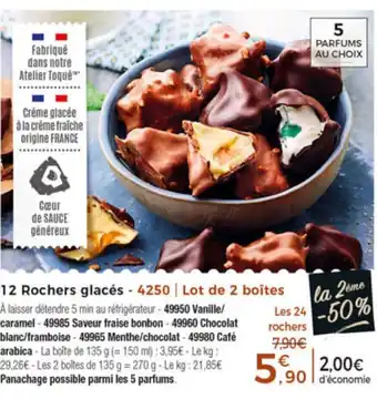 Thiriet 12 Rochers Glacés offre