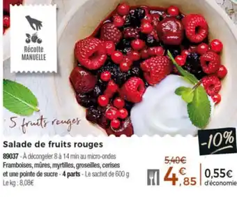 Thiriet Salade De Fruits Rouges offre