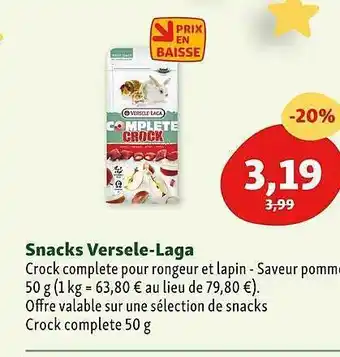 Maxi Zoo Snacks versele-laga offre