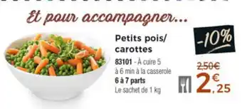 Thiriet Petits Pois/Carottes offre