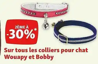 Maxi Zoo Les colliers pour chat wouapy et bobby offre