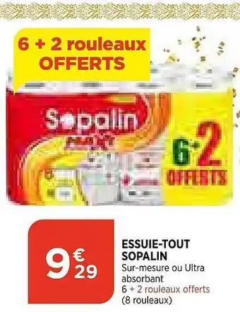 Maximarché Essuie-tout sopalin offre