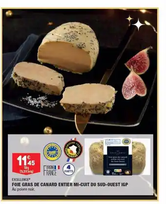 ALDI Foie gras de canard entier mi-cuit du sud-ouest igp excellence offre