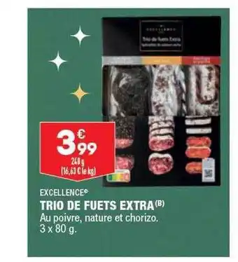ALDI Trio de fuets extra excellence offre