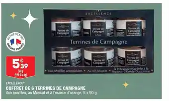 ALDI Coffret de 6 terrines de campagne excellence offre