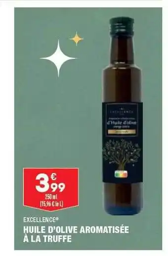 ALDI Huile d'olive aromatisée à la truffe excellence offre