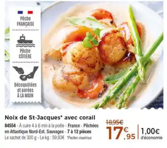 Thiriet Noix De St-Jacques Avec Corail offre