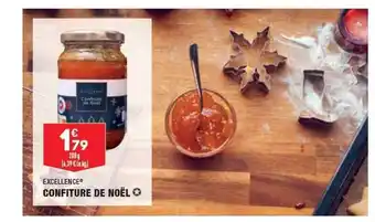 ALDI Confiture de noël excellence offre