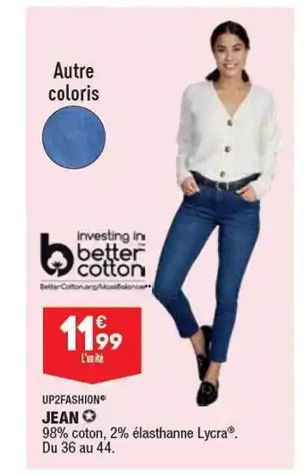ALDI Jean up2fashion offre