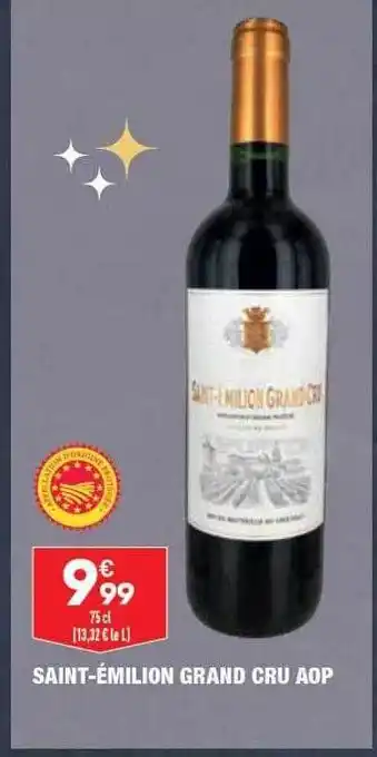 ALDI Saint-émilion grand cru aop offre